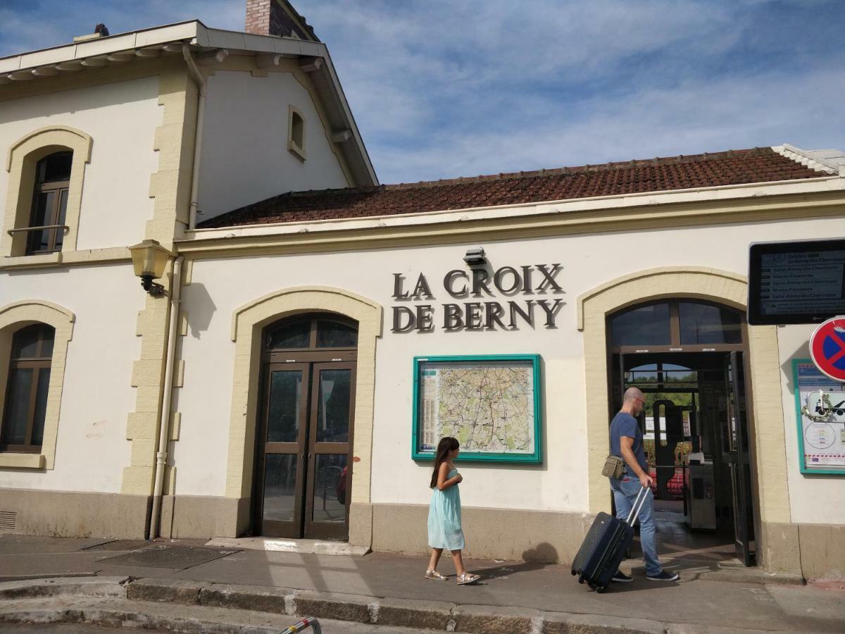 Апартаменты Le Parisien T1Antony-Berny By Beds4Wanderlust - 35M2 Avec Balcon - Aeroport Orly 5Miles - Train Station Rer B Orlyval 1Mile Экстерьер фото